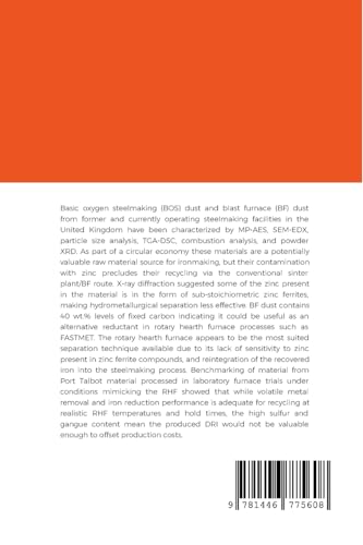 An Experimental Assessment of the Use of Zinc Contaminated Dusts for Direct Reduced Iron (DRI) Production