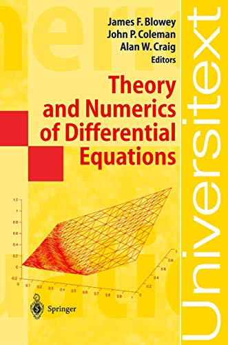 Theory and Numerics of Differential Equations: Durham 2000 (Universitext)