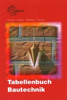 Tabellenbuch Bautechnik. Tabellen - Formeln - Regeln - Bestimmungen. (Lernmaterialien)