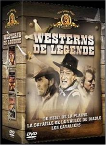 Coffret Westerns de légende 3 DVD : Les Cavaliers / Le Vent de la plaine / La Bataille de la vallée du diable [FR IMPORT]