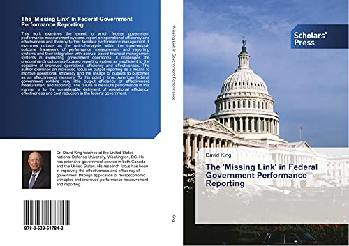 The 'Missing Link' in Federal Government Performance Reporting