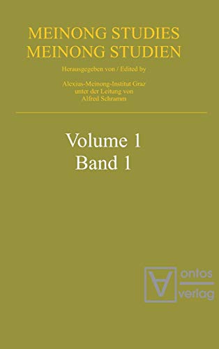 Meinongian Issues in Contemporary Italian Philosophy (Meinong Studies / Meinong Studien, 1, Band 1)