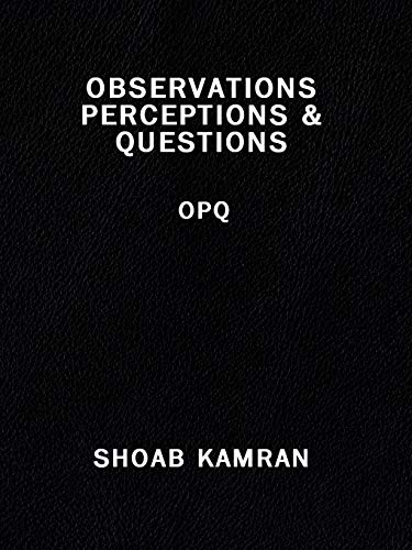 OBSERVATIONS PERCEPTIONS & QUESTIONS: OPQ
