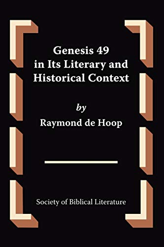 Genesis 49 in Its Literary and Historical Context (Oudtestamentische Studien)