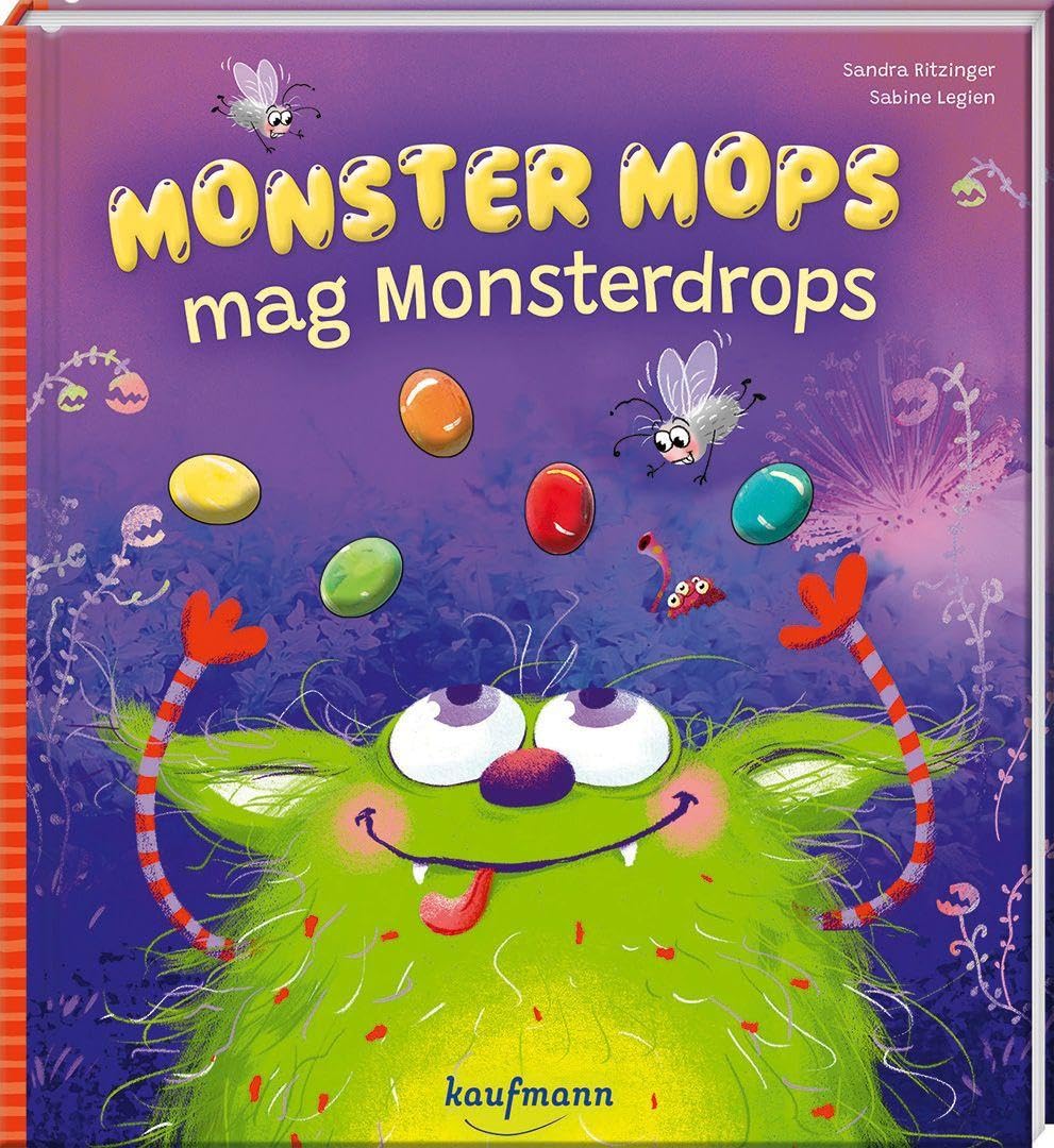 Monster Mops mag Monsterdrops: Funkel-Bilderbuch mit Glitzersteinen (Bilderbuch mit Extra: für Kinder ab 3 Jahre)