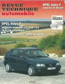 Revue technique automobile, n° 547.2. Opel Astra F essence et diesel, 92-93