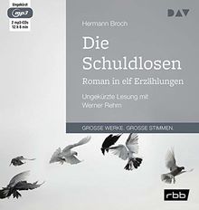 Die Schuldlosen. Roman in elf Erzählungen: Ungekürzte Lesung mit Werner Rehm (2 mp3-CDs)
