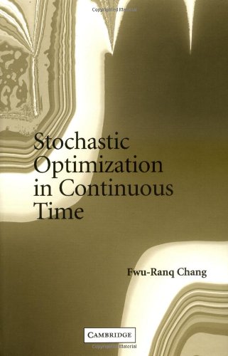 Stochastic Optimization in Continuous Time