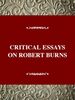 Critical Essays on Robert Burns: Robert Burns (Critical Essays on British Literature)
