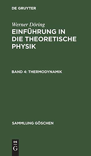 Thermodynamik (Sammlung Göschen, 374[a])