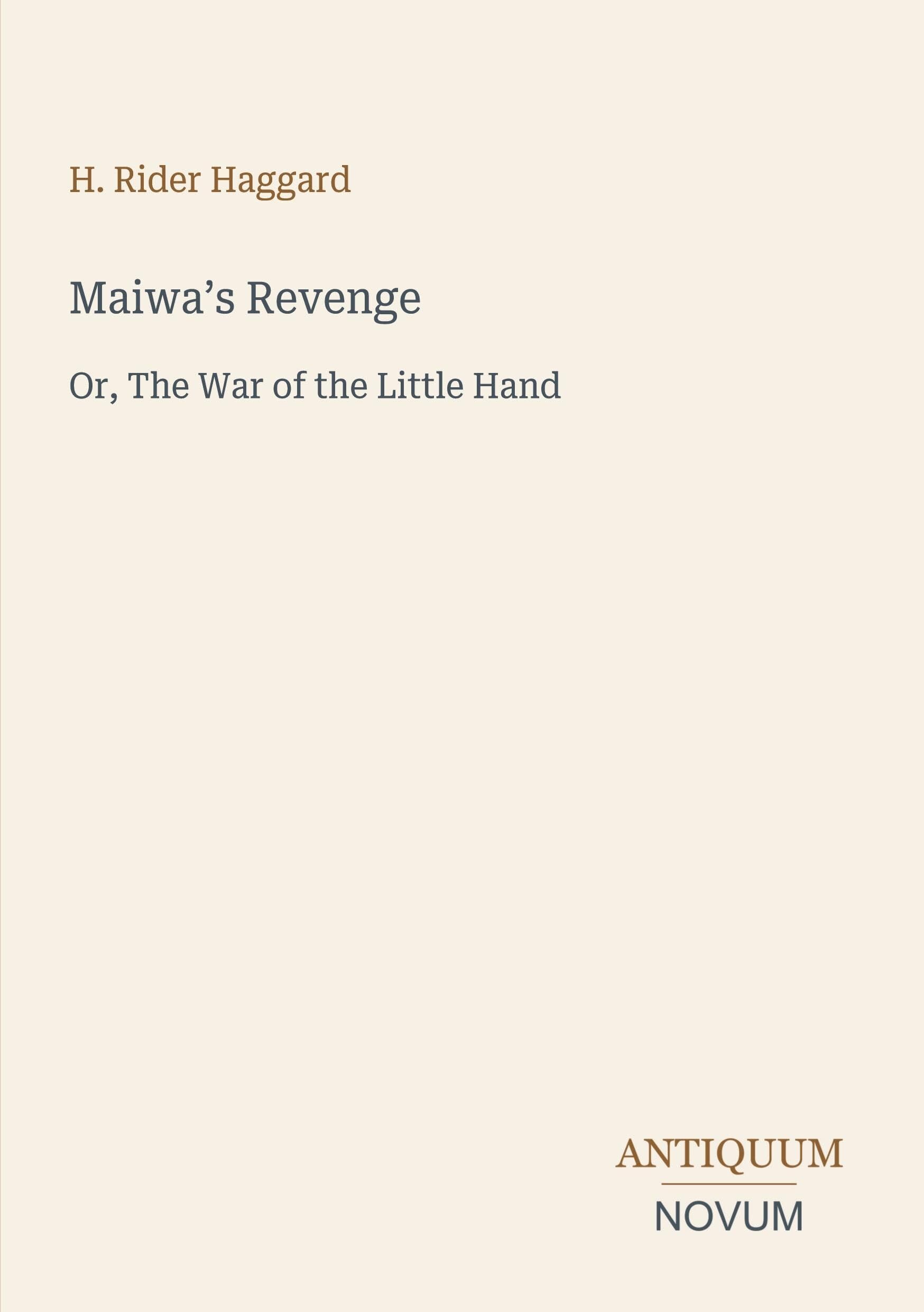 Maiwa's Revenge