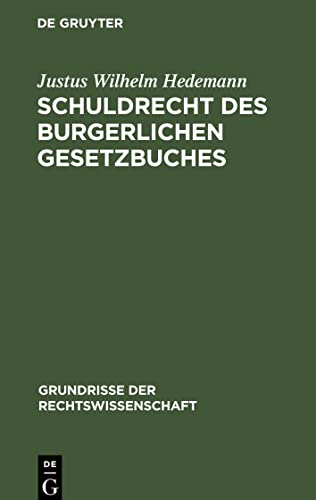 Schuldrecht des Burgerlichen Gesetzbuches