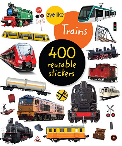 Workman Publishing Eyelike Stickers, Trains