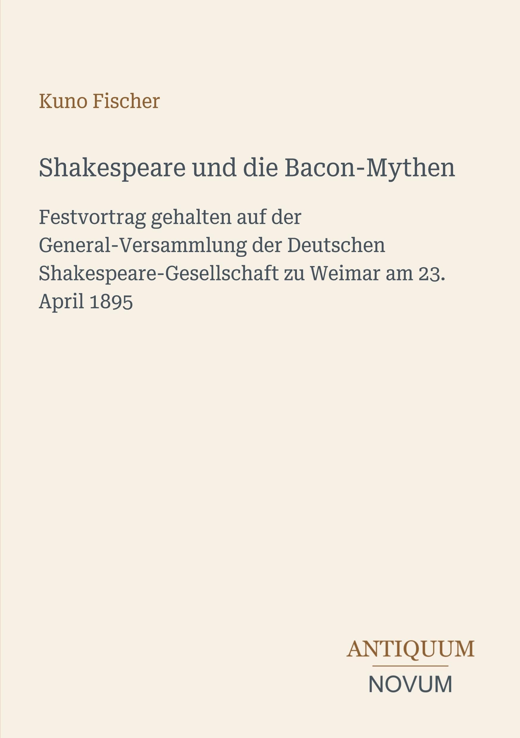 Shakespeare und die Bacon-Mythen