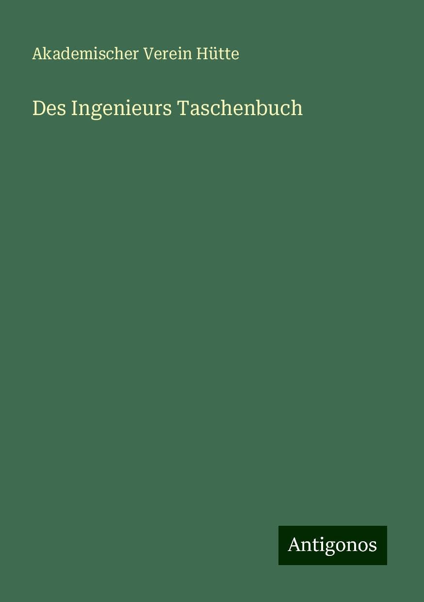 Des Ingenieurs Taschenbuch
