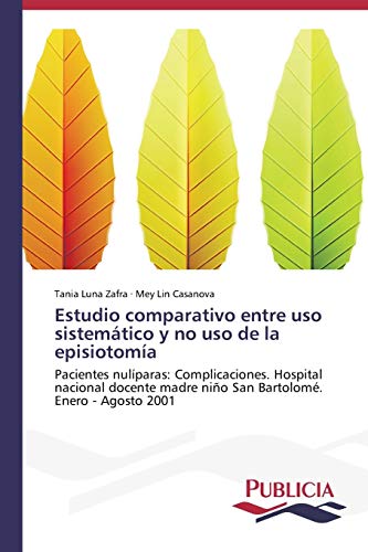 Estudio comparativo entre uso sistemático y no uso de la episiotomía: Pacientes nulíparas: Complicaciones. Hospital nacional docente madre niño San Bartolomé. Enero - Agosto 2001
