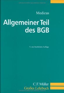 Allgemeiner Teil des BGB: Ein Lehrbuch von Dieter Medicus | Buch | Zustand gut