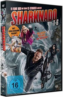 Sharknado 1-6 Deluxe Box-Edition (5 DVDs mit 11 Filmen plus Magnet)