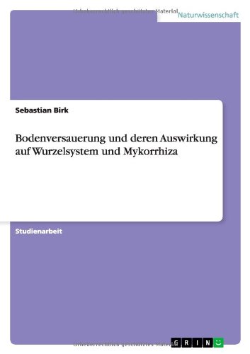 Sebastian Birk Bodenversauerung Und Deren Auswirkung Auf Wurzelsystem Und Mykorrhiza