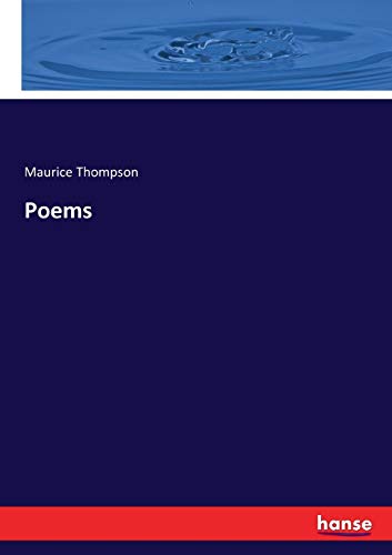 Poems - Maurice Thompson Kartoniert (TB)