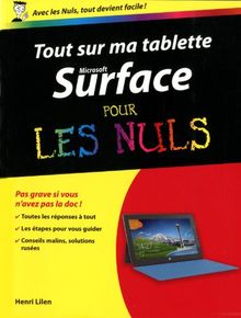 Tout sur ma tablette Microsoft Surface pour les nuls