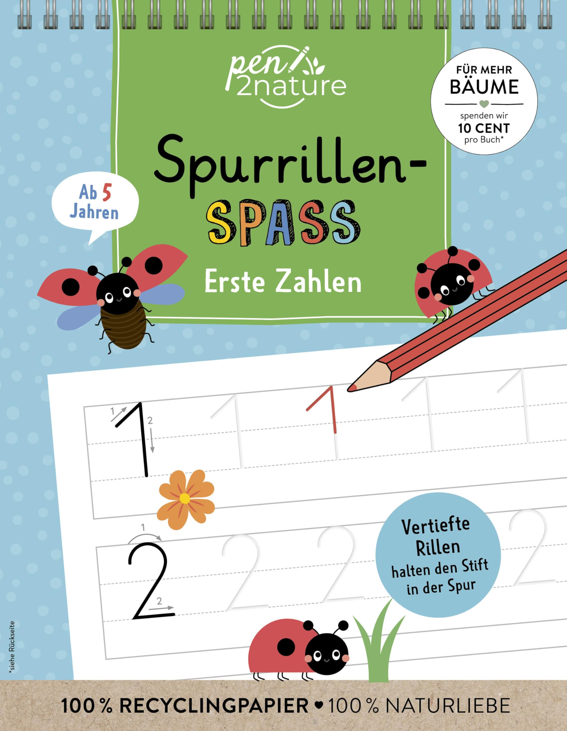 Spurrillen-Spaß Erste Zahlen: Mit Rätseln & ersten Rechenaufgaben