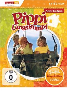 Astrid Lindgren: Pippi Langstrumpf - Spielfilm-Komplettbox [4 DVDs]