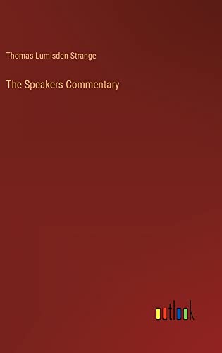 The Speakers Commentary