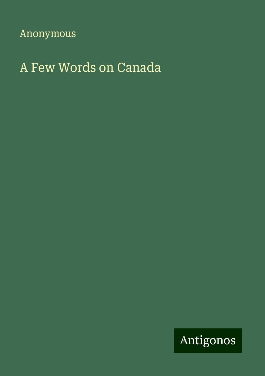 A Few Words on Canada