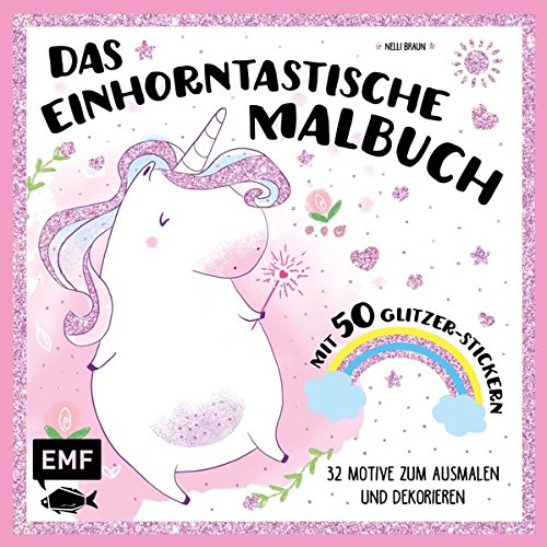 Malbuch Malheft Ausmalbuch Einhorn 32 Seiten 14483 