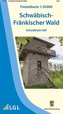 Schwäbisch-Fränkischer Wald: Schwäbisch Hall (Freizeitkarten 1:50000)