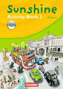 Sunshine - Allgemeine Ausgabe: Band 2: 4. Schuljahr - Activity Book mit Lieder-/Text-CD (Kurzfassung)