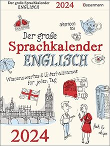 Der große Sprachkalender Englisch 2024: Wissenswertes und Unterhaltsames für jeden Tag