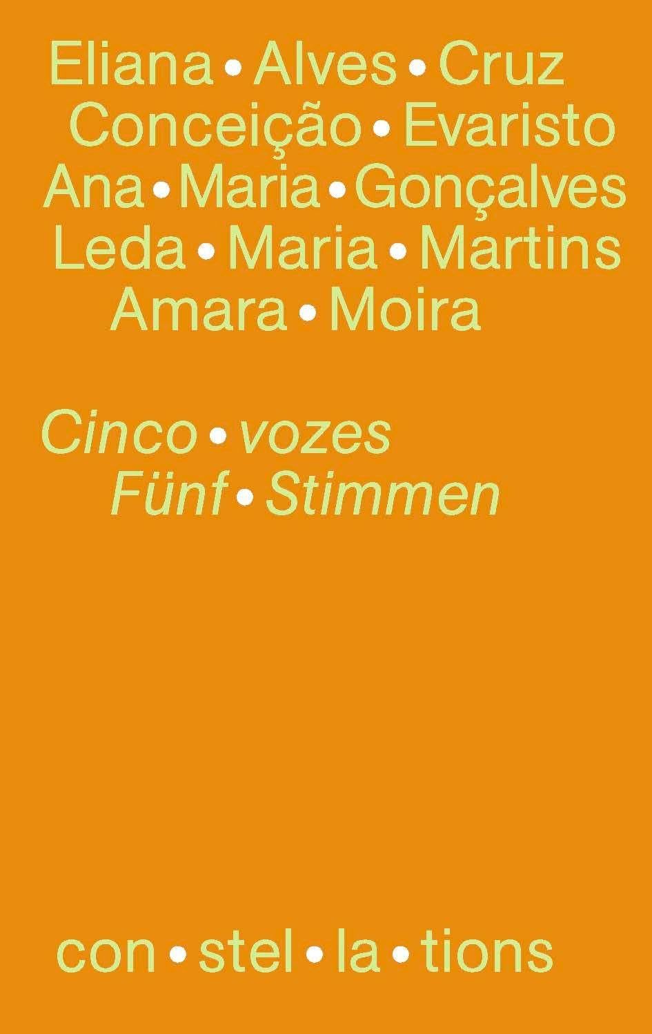Cinco vozes da literatura brasileira contemporânea Fünf Stimmen der zeitgenössischen brasilianischen Literatur