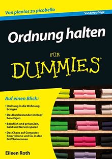 Ordnung halten für Dummies (Fur Dummies)