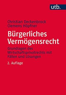 Bürgerliches Vermögensrecht. Grundlagen des Wirtschaftsprivatrechts mit Fällen und Lösungen.