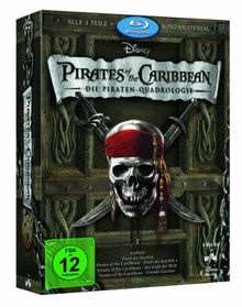 Pirates of the Caribbean - Die Piraten-Quadrologie  (8 Blu-Rays) [Blu-ray] | DVD | Zustand sehr gut