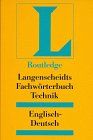 Langenscheidts Fachwörterbuch, Fachwörterbuch Technik, Englisch-Deutsch