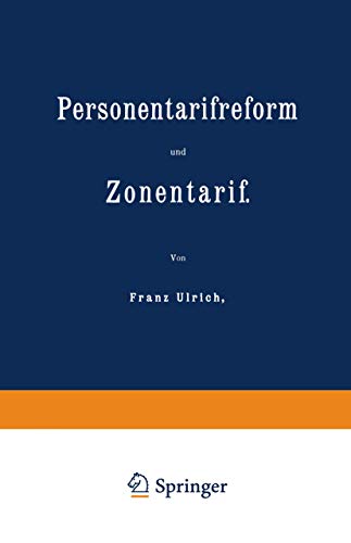 Personentarifreform und Zonentarif