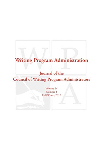 WPA: Writing Program Administration 34.1