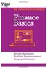 Finance Basics (HBR 20-Minute Manager Series)