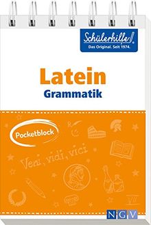 Pocketblock Latein Grammatik: Gute Noten mit der Schülerhilfe