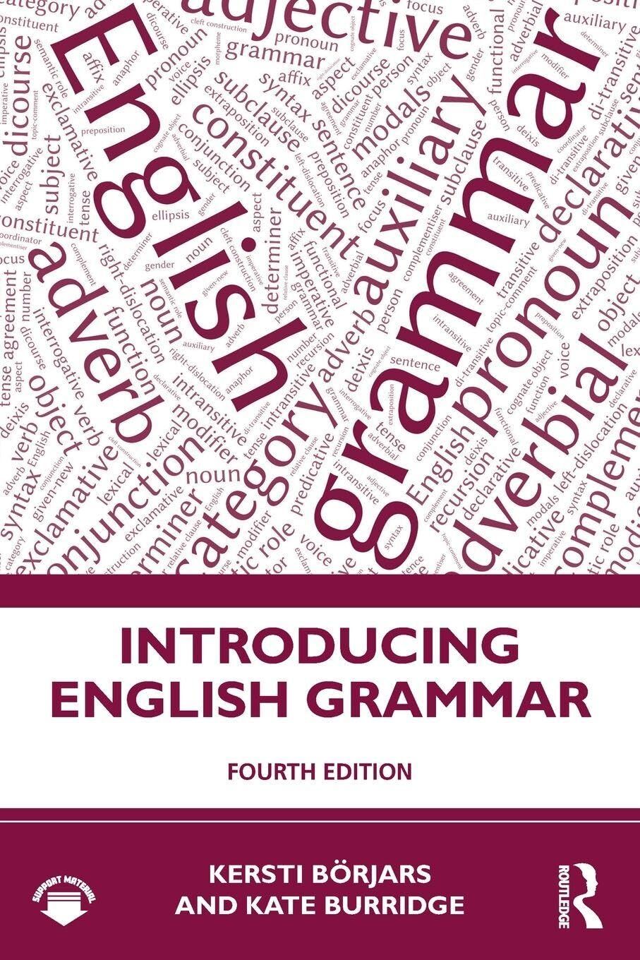 Kersti Börjars Introducing English Grammar