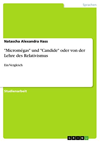 Micromégas und Candide oder von der Lehre des Relativismus: Ein Vergleich