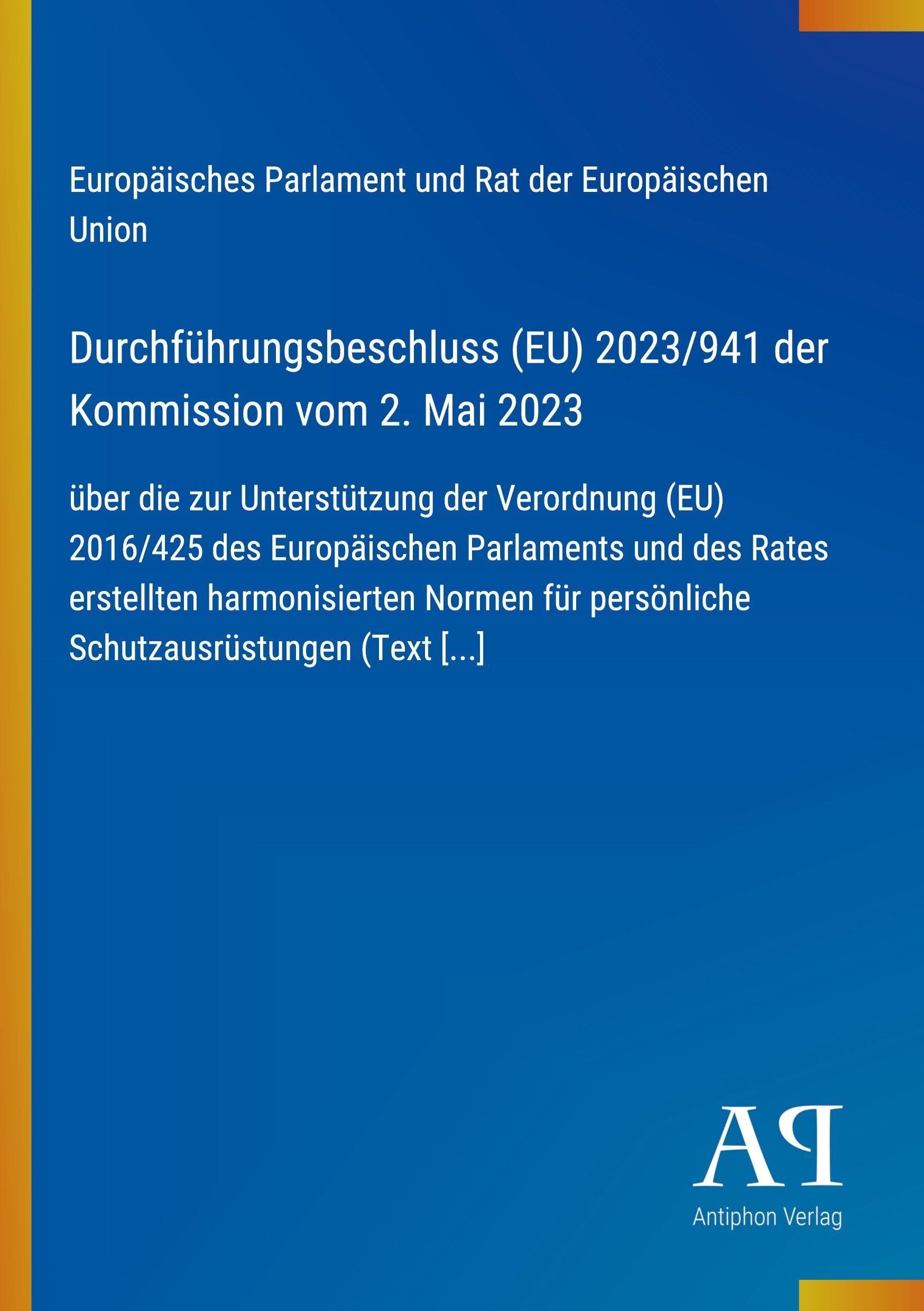 Durchführungsbeschluss (EU) 2023/941 der Kommission vom 2. Mai 2023