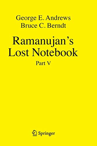 Ramanujan's Lost Notebook: Part V