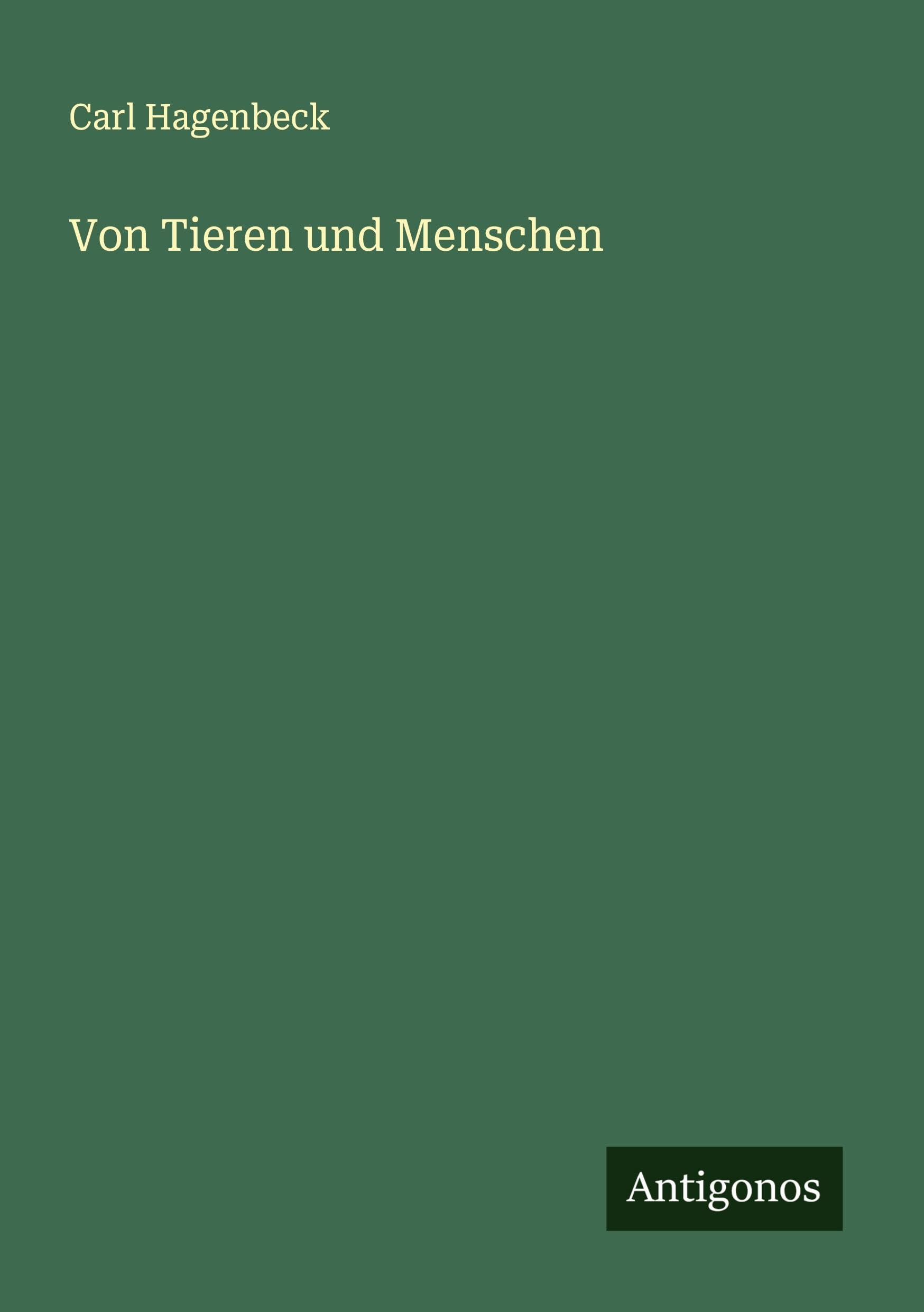 Von Tieren und Menschen