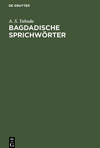 Bagdadische Sprichwörter