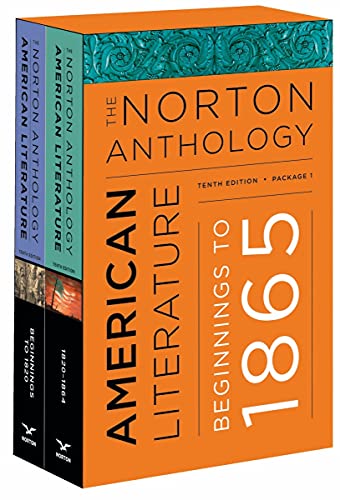 Gustafson, Sandra M. The Norton Anthology Of American Literature