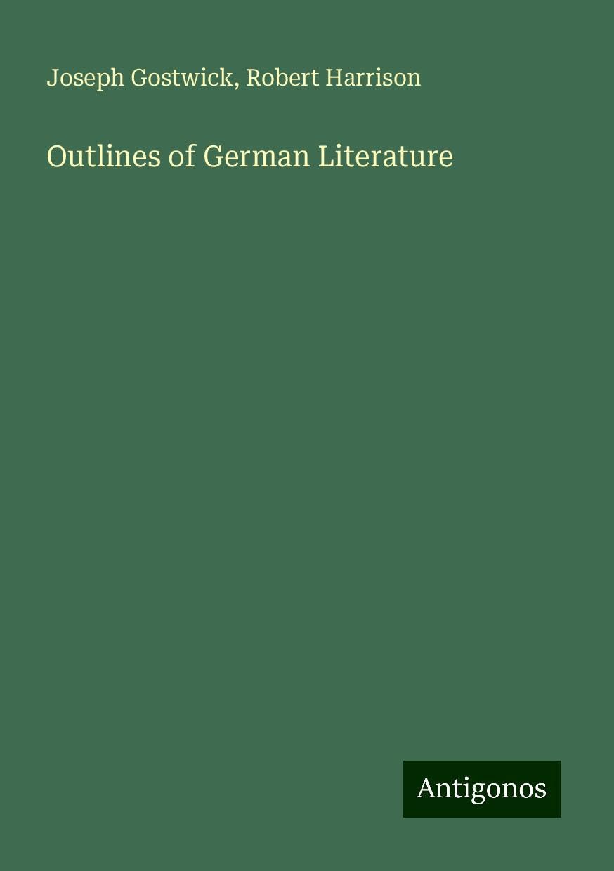 Outlines of German Literature